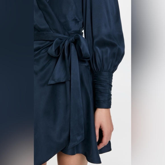 Zimmerman Silk Wrap mini dress 1 - Picture 4 of 6
